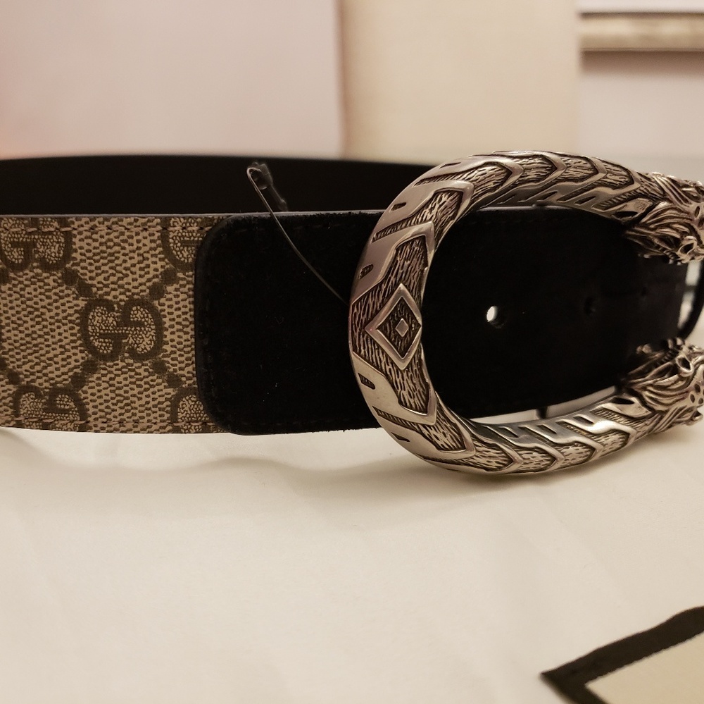 ☆☆SOLD☆☆ Gucci Dionysus Belt GG Supreme Canvas - Picture 6 of 8